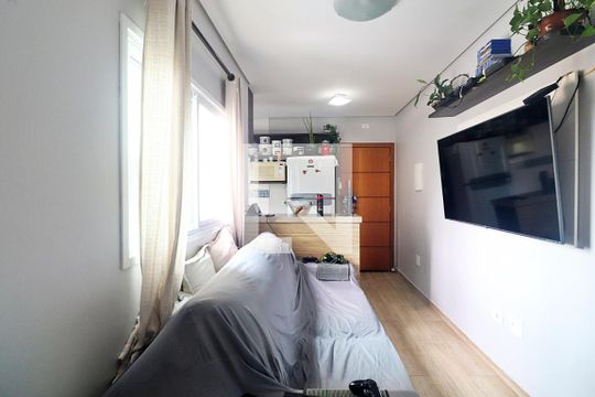 Sala de apartamento para alugar com 2 quartos, 92m² em Vila Curuca, Santo André