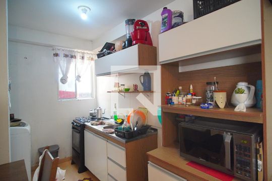 Sala/Cozinha de apartamento à venda com 2 quartos, 46m² em Duque de Caxias, São Leopoldo