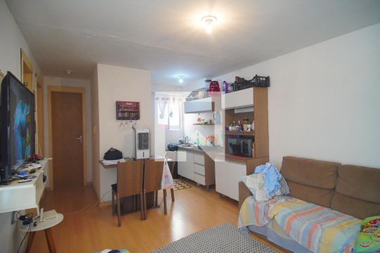 Sala de apartamento para alugar com 2 quartos, 46m² em Duque de Caxias, São Leopoldo