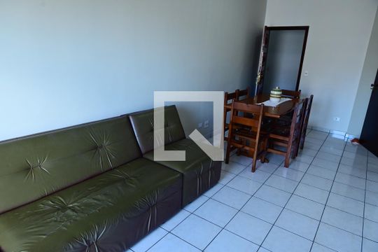 Sala de apartamento para alugar com 1 quarto, 81m² em Tupi, Praia Grande