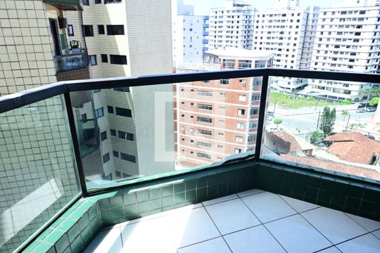 sacada Quarto de apartamento para alugar com 1 quarto, 81m² em Tupi, Praia Grande