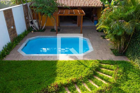 Vista da Varanda de casa à venda com 5 quartos, 497m² em Caxingui, São Paulo