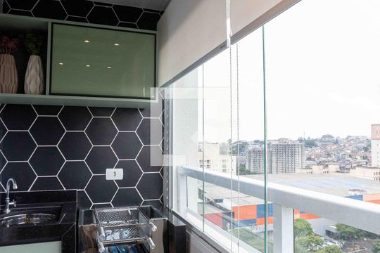 Varanda/Area de serviço de apartamento à venda com 2 quartos, 45m² em Centro, Diadema