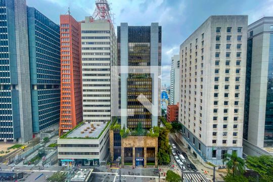 Vista do Quarto de kitnet/studio para alugar com 1 quarto, 33m² em Bela Vista, São Paulo
