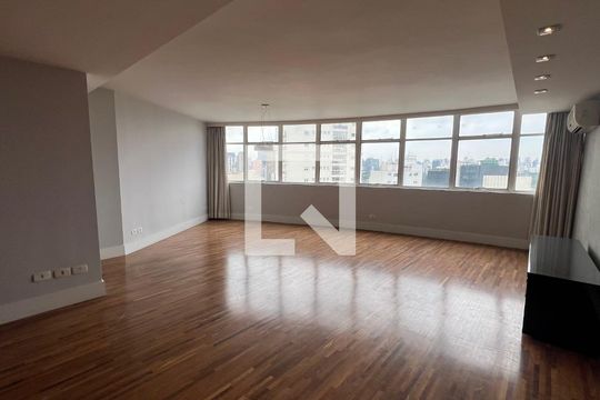 Sala de apartamento para alugar com 3 quartos, 180m² em Jardim Paulistano, São Paulo