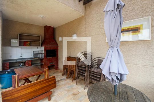 Área comum - Churrasqueira de apartamento para alugar com 2 quartos, 47m² em Parque São Lourenço, São Paulo