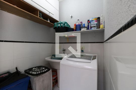 Área de Serviço de apartamento à venda com 2 quartos, 118m² em Vila Helena, Santo André