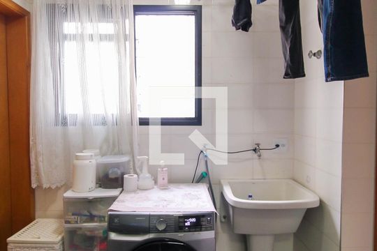 Área de Serviço de apartamento à venda com 3 quartos, 129m² em Vila Regente Feijó, São Paulo