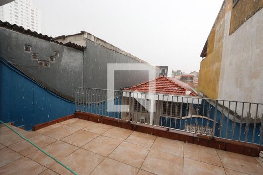 Varanda da edícula de casa para alugar com 2 quartos, 280m² em Chácara Mafalda, São Paulo