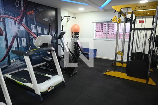 Área comum - Academia de apartamento para alugar com 2 quartos, 79m² em Guilhermina, Praia Grande