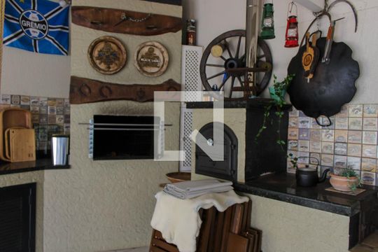 Espaço Gourmet de casa à venda com 3 quartos, 212m² em Mauá, Novo Hamburgo