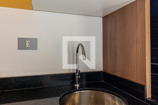 Studio - Cozinha - Pia de kitnet/studio para alugar com 1 quarto, 13m² em Campos Elíseos, São Paulo