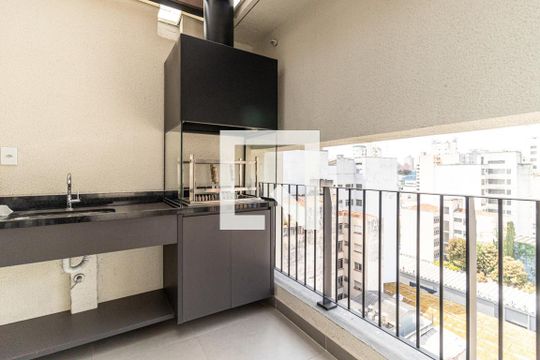 Área comum - Churrasqueira de kitnet/studio para alugar com 1 quarto, 32m² em Campos Elíseos, São Paulo