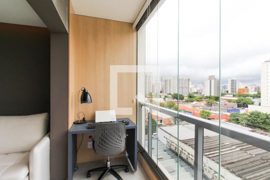 Varanda de apartamento para alugar com 1 quarto, 36m² em Indianópolis, São Paulo