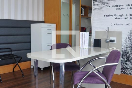 Sala - mesa de kitnet/studio à venda com 1 quarto, 35m² em Jardim São Paulo, São Paulo