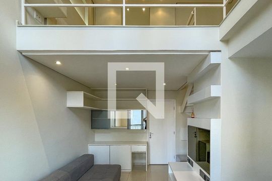 Sala de apartamento para alugar com 1 quarto, 50m² em Vila Andrade, São Paulo