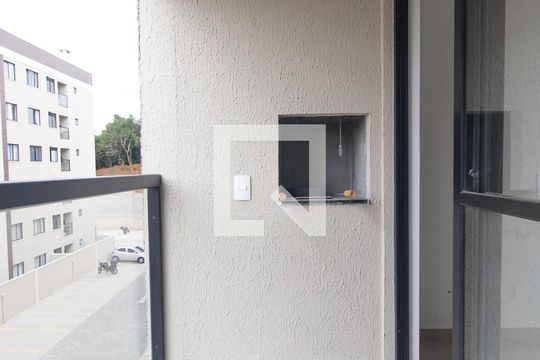 Varanda gourmet de apartamento para alugar com 2 quartos, 45m² em Pedro Moro, São José dos Pinhais