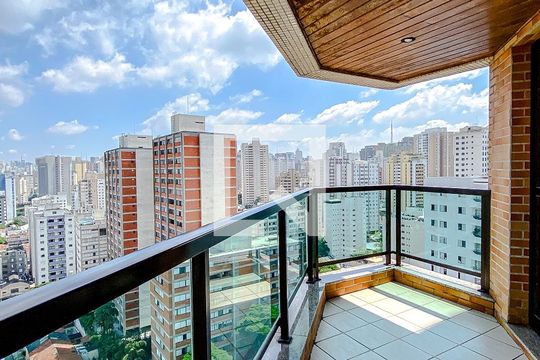 Varanda da Sala de apartamento à venda com 6 quartos, 218m² em Vila Mariana, São Paulo