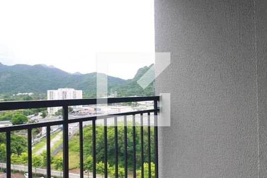 Varanda da Sala de apartamento para alugar com 2 quartos, 55m² em Jacarepaguá, Rio de Janeiro