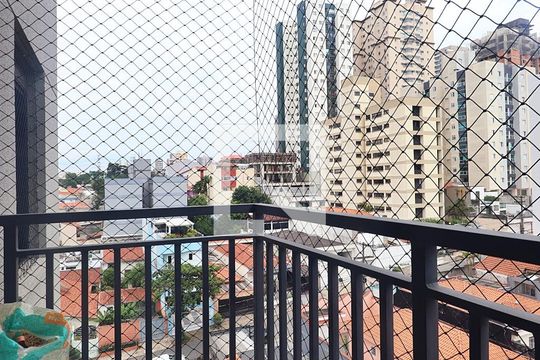 Sacada de apartamento à venda com 1 quarto, 45m² em Campestre, Santo André