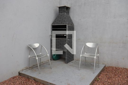 Área comum - Churrasqueira de kitnet/studio para alugar com 1 quarto, 35m² em Santos Dumont, São Leopoldo