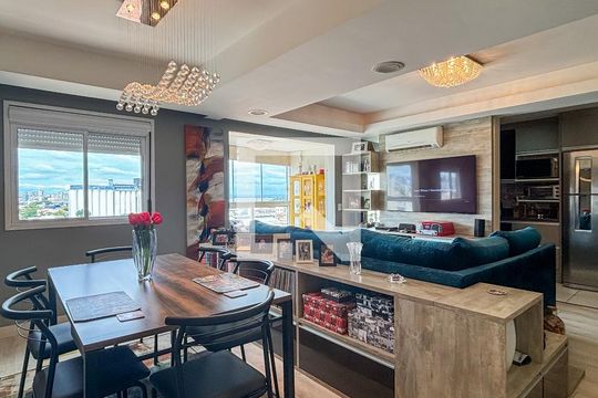 Sala de apartamento à venda com 2 quartos, 84m² em São Geraldo, Porto Alegre