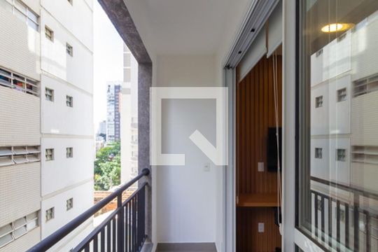Varanda Studio de apartamento à venda com 1 quarto, 28m² em Vila Mariana, São Paulo