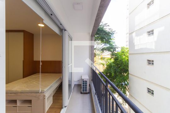 Varanda Studio de apartamento à venda com 1 quarto, 28m² em Vila Mariana, São Paulo