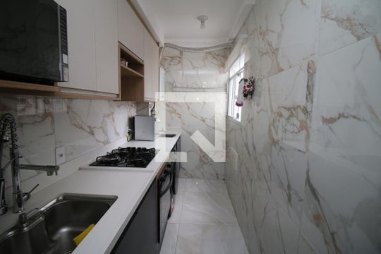 Cozinha de apartamento à venda com 2 quartos, 41m² em Bonsucesso, Rio de Janeiro