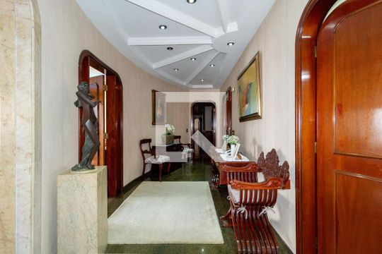 Hall de entrada de apartamento à venda com 5 quartos, 340m² em Vila Regente Feijó, São Paulo