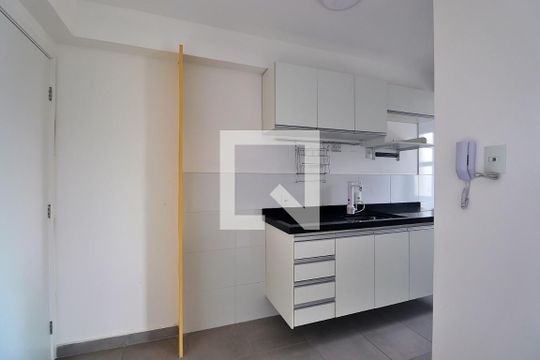 Cozinha de apartamento para alugar com 1 quarto, 33m² em Vila Sao Pedro, Santo André