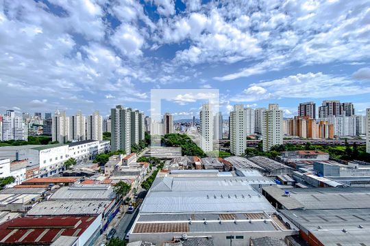 Vista da Suíte de apartamento para alugar com 1 quarto, 25m² em Brás, São Paulo