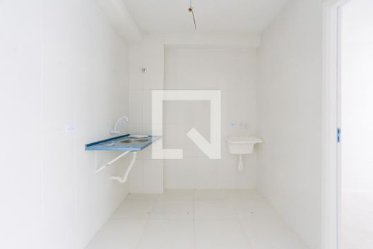 Cozinha e Área de Serviço de apartamento à venda com 2 quartos, 42m² em Vila Adalgisa, São Paulo