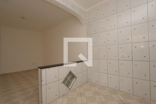 Cozinha de casa para alugar com 1 quarto, 38m² em Jardim Paraguaçu, São Paulo
