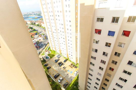 Vista da Sala de apartamento para alugar com 2 quartos, 36m² em Jardim Pedra Branca, São Paulo