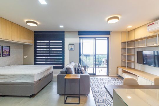 Apartamento para alugar com 1 quarto, 45m² em Cerqueira César, São Paulo