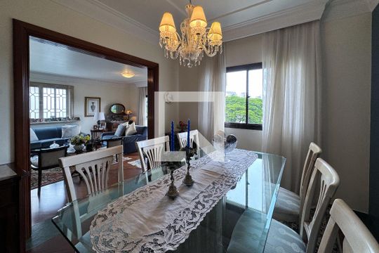 Sala de Jantar de apartamento à venda com 4 quartos, 200m² em Indianópolis, São Paulo