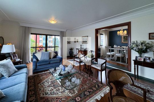 Sala de apartamento à venda com 4 quartos, 200m² em Indianópolis, São Paulo