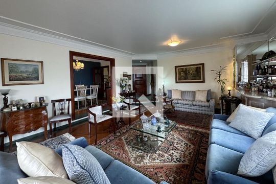 Sala de apartamento à venda com 4 quartos, 200m² em Indianópolis, São Paulo