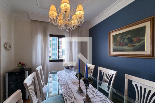 Sala de Jantar de apartamento à venda com 4 quartos, 200m² em Indianópolis, São Paulo