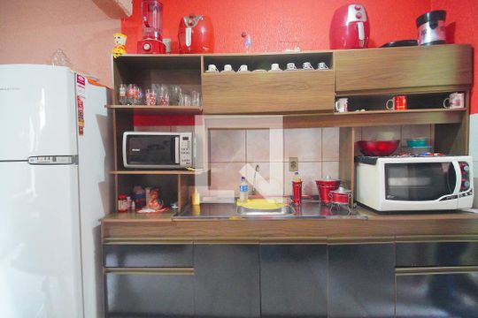 Cozinha de apartamento à venda com 2 quartos, 48m² em Campina, São Leopoldo