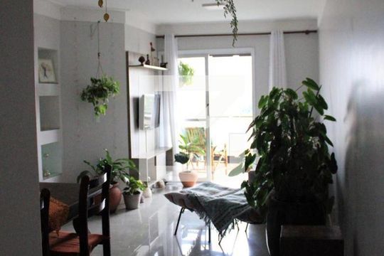 Sala de apartamento à venda com 2 quartos, 63m² em Vila Gomes, São Paulo