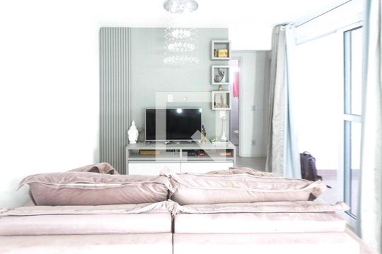 Sala de apartamento para alugar com 2 quartos, 56m² em Vila Lúcia, São Paulo