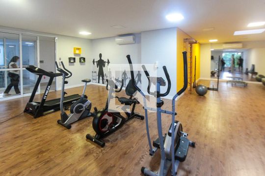 Área comum - Academia de apartamento para alugar com 2 quartos, 56m² em Vila Lúcia, São Paulo