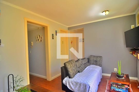 Sala de apartamento à venda com 2 quartos, 49m² em Mato Grande, Canoas