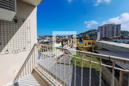Varanda da Sala de apartamento para alugar com 2 quartos, 57m² em Barreto, Niterói