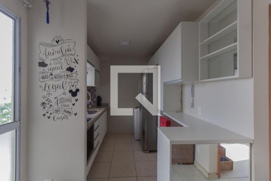 Cozinha - Armários de apartamento à venda com 2 quartos, 42m² em Estância Velha, Canoas