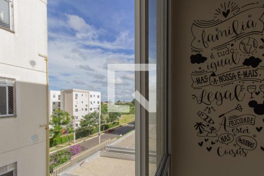 Vista da Sala de apartamento à venda com 2 quartos, 42m² em Estância Velha, Canoas