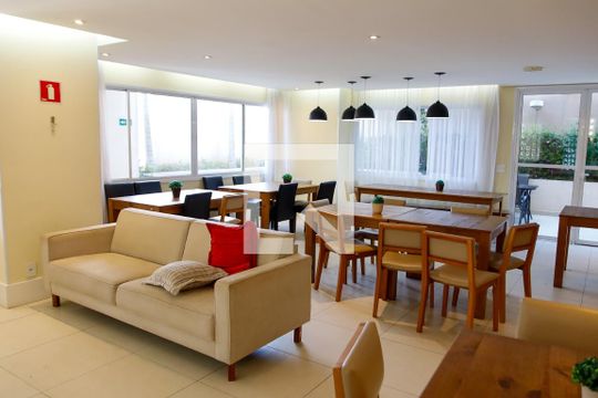 Área comum - Salão de festas de apartamento para alugar com 2 quartos, 55m² em Jardim Peri, Osasco