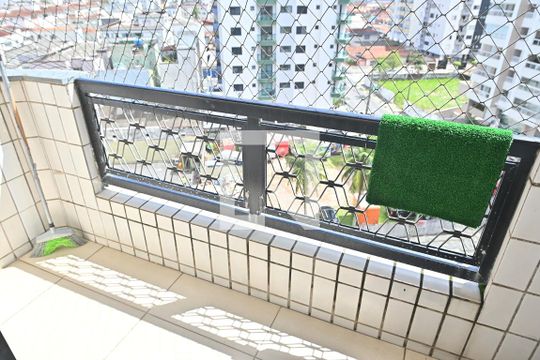 Sala de apartamento para alugar com 2 quartos, 120m² em Ocian, Praia Grande